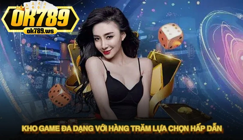 Kho game đa dạng với hàng trăm lựa chọn hấp dẫn